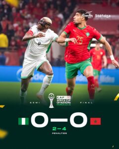 Read more about the article Araba Femi Sanni Urges Super Eagles to Regroup, Target Third Place After AFCON Semi-Final Defeat