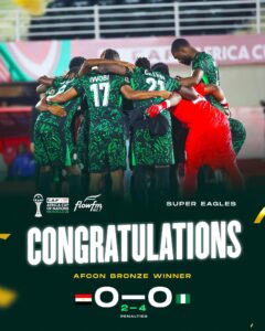Read more about the article Araba Femi Sanni Congratulates Super Eagles on AFCON Bronze Medal Win