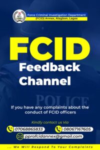 Read more about the article Boosting Police Accountability: FCID Alagbon Launches Public Feedback Channel