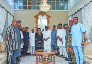 Read more about the article Former Oyo First lady, Florence Ajimobi Congratulates her husband’s Deputy Alake on emergence as Oyo APC chairman