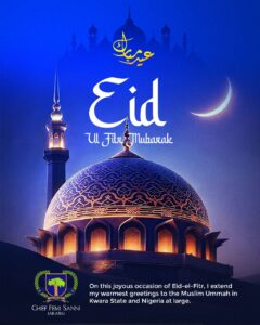 Read more about the article Eid-el-Fitr: Araba Femi Sanni Greets Muslims, Calls for Unity And Continued Devotion