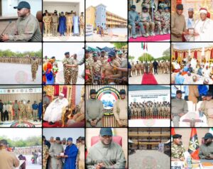 Read more about the article HONOURABLE MINISTER OF DEFENCE VISIT HQ OPERATION HADIN KAI, COMMEND TROOPS, REAFFIRM FEDERAL GOVERNMENT’S RESOLVE TO DEFEAT TERRORISM