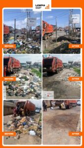 Read more about the article LAWMA MD Joins Mushin Local Government Chairman to Lead Monthly Environmental Sanitation Exercise, Receives Royal Blessings
