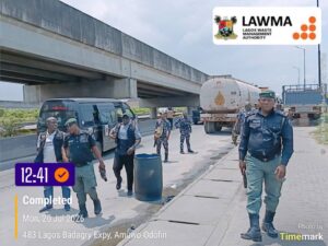 Read more about the article Joint Enforcement Operation Continues Clearance of Illegal Squatters Along Alakija, Agboju, Mazamaza Axis of Badagry Expressway
