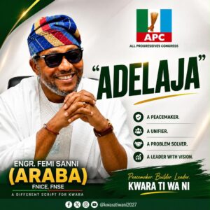 Read more about the article APC in Kwara Needs Leadership, Not Another Compromise;. KYFGG writes Tinubu