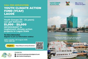Read more about the article Lagos State Launches Youth Climate Action Fund, Calls for Bold, Innovative Project Proposals