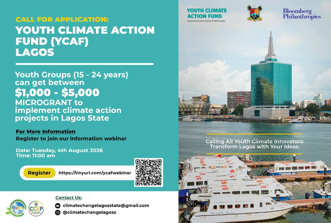 Read more about the article Lagos State Launches Youth Climate Action Fund, Calls for Bold, Innovative Project Proposals