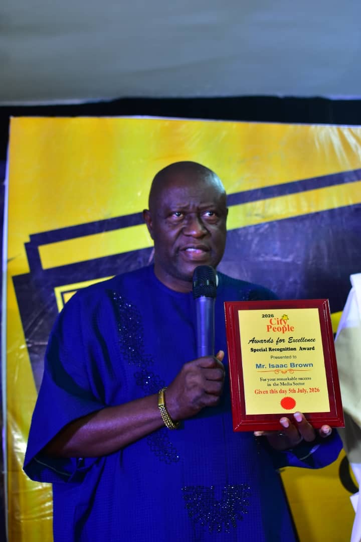You are currently viewing Senator Buhari Hails Isaac Brown as City People Honours Broadcasting Guru