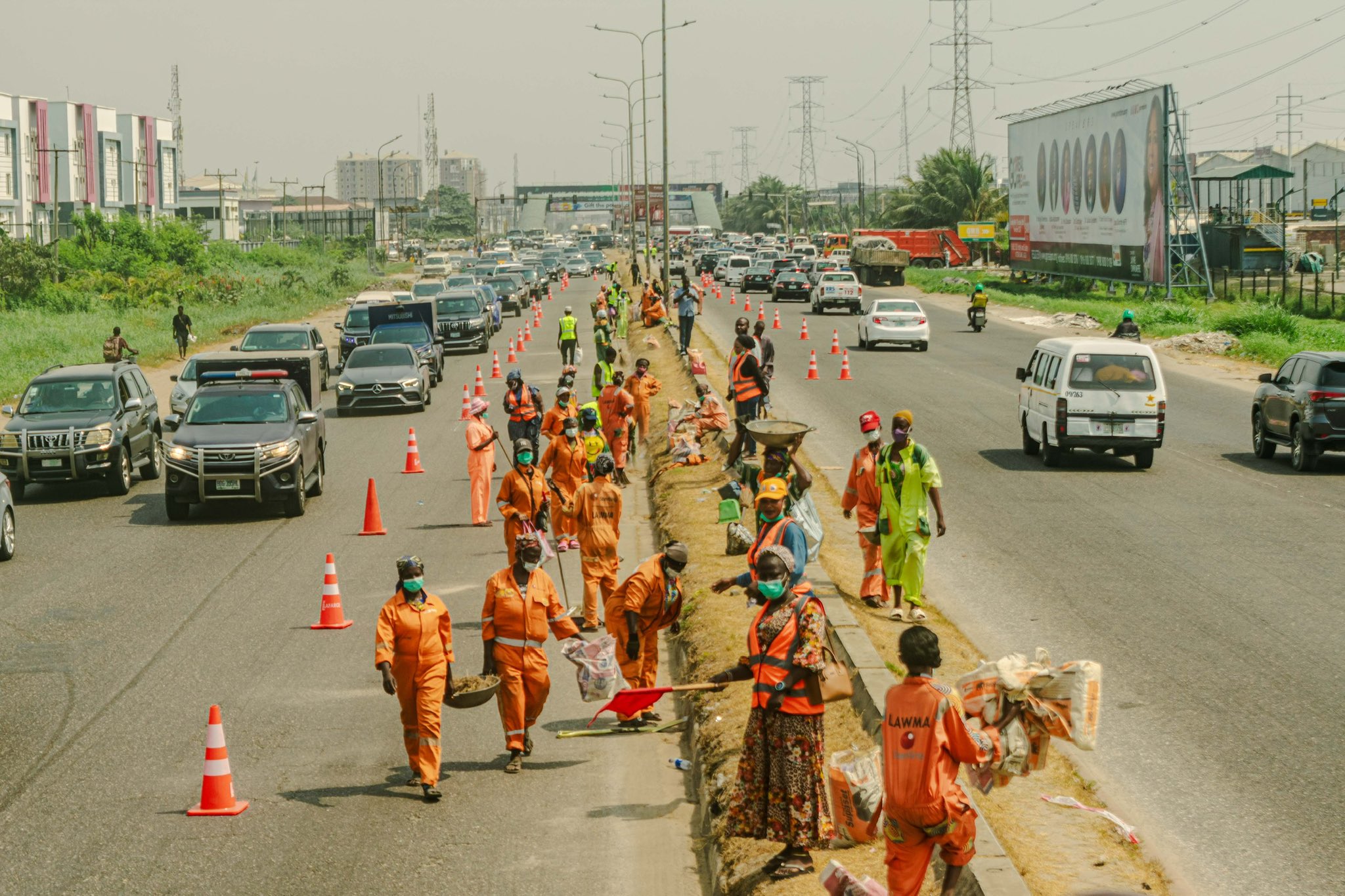 Read more about the article Lagos Holds Monthly Environmental Sanitation Exercise in Oshodi, Says Cleaning Alone Is Not Enough